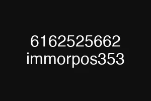 6162525662 immorpos353