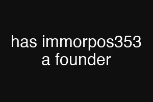 has immorpos353 a founder